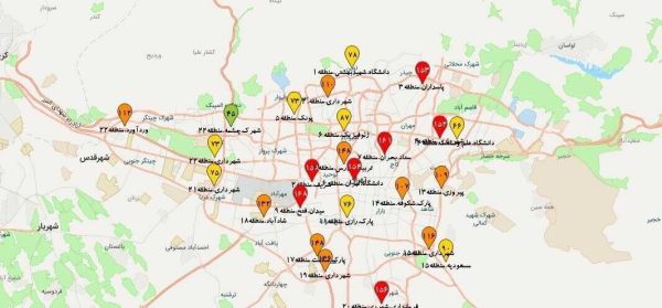 هوای تهران همچنان نارنجی است