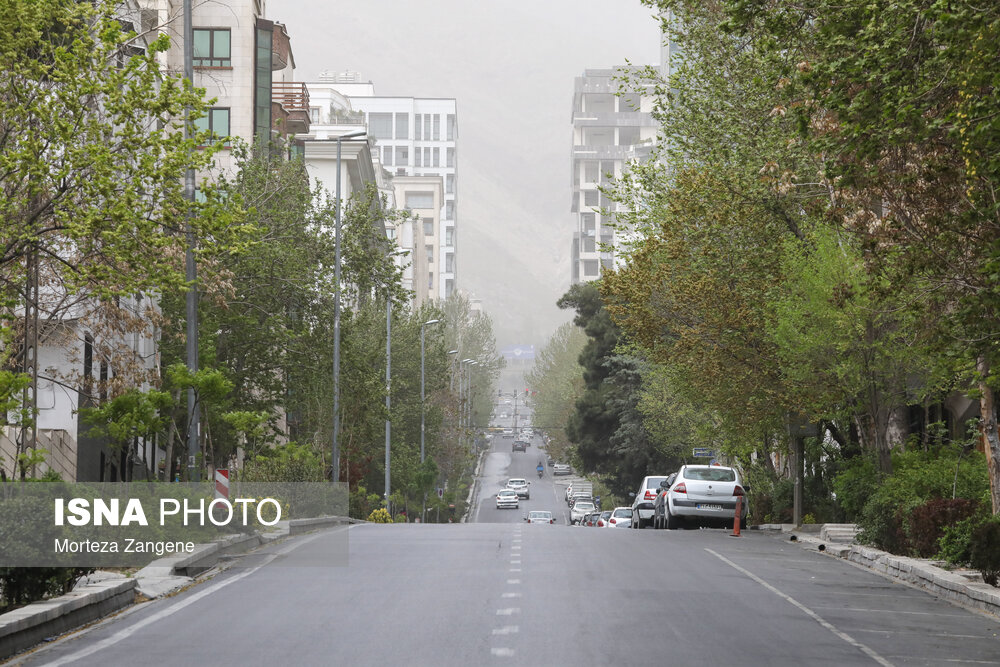 هوای تهران در وضعیت ناسالم برای گروه‌های حساس