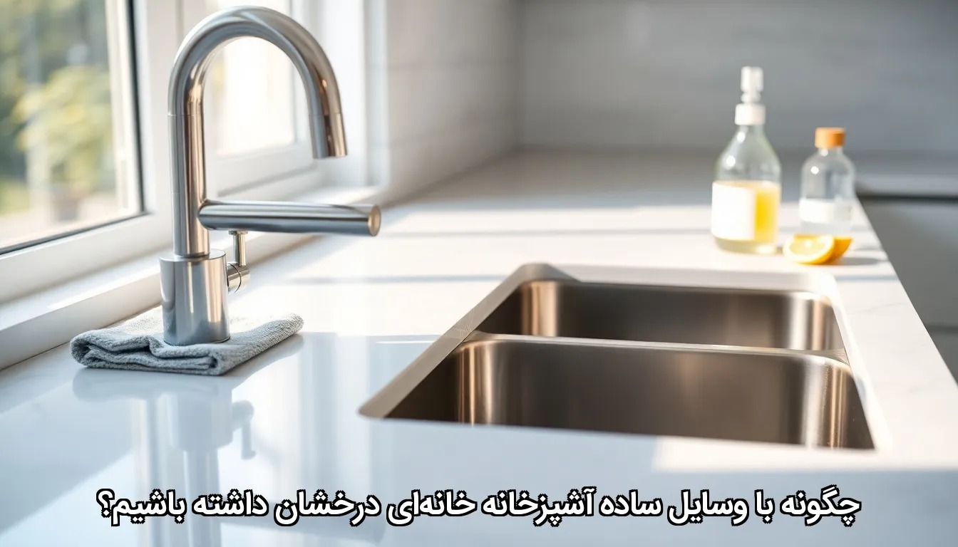 چگونه با وسایل ساده آشپزخانه خانه ای درخشان داشته باشیم؟