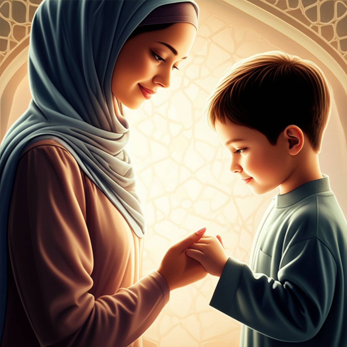 آیا پسر به مادر محرم است؟ | حکم شرعی محرمیت پسر و مادر