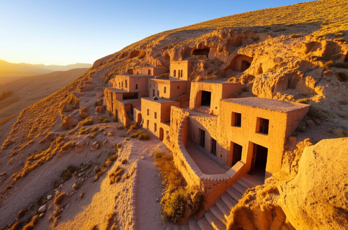 گردشگری | کرمان روستای میمند کرمان: میراث یونسکو و روستای صخره ای ایران