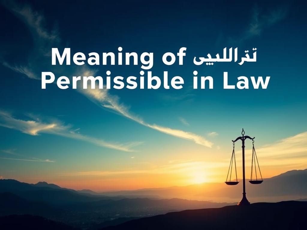 معنی جایز در حقوق | راهنمای کامل تعریف، اقسام و ماهیت آن