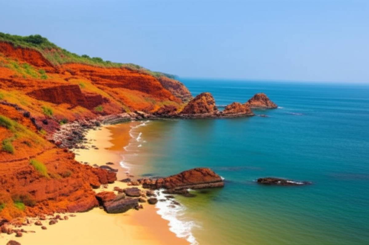 گردشگری ساحل آنجونا (Anjuna Beach) - صخره ها، بازار و هر آنچه باید بدانید