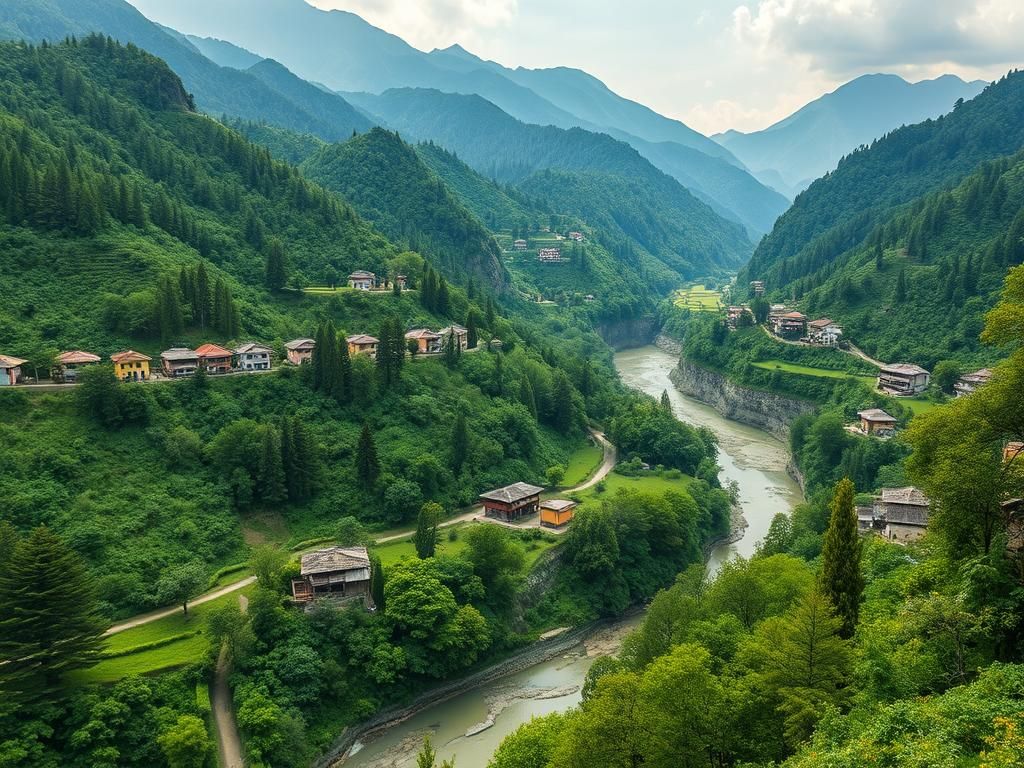 گردشگری | لاهیجان روستای چی چی نی کوتی: بکرترین جاذبه لاهیجان