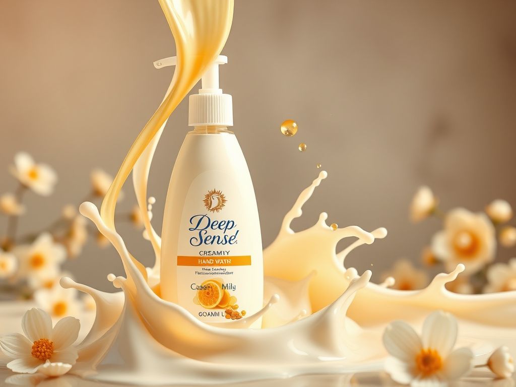 نقد و بررسی مایع دستشویی کرمی شیر و عسل دیپ سنس سی گل