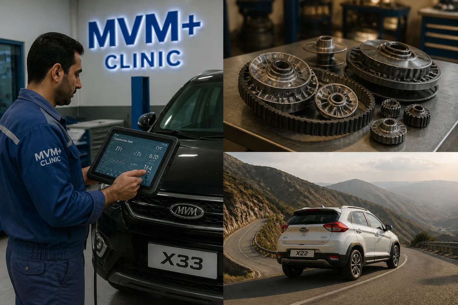 چرا گیربکس CVT ام‌وی‌ام X22 و X33 در سربالایی‌ها داغ می‌کند؟