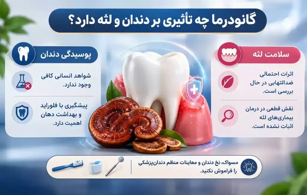 درمان | بهداشت تاثیر قارچ گانودرما بر دندان ها چیست؟